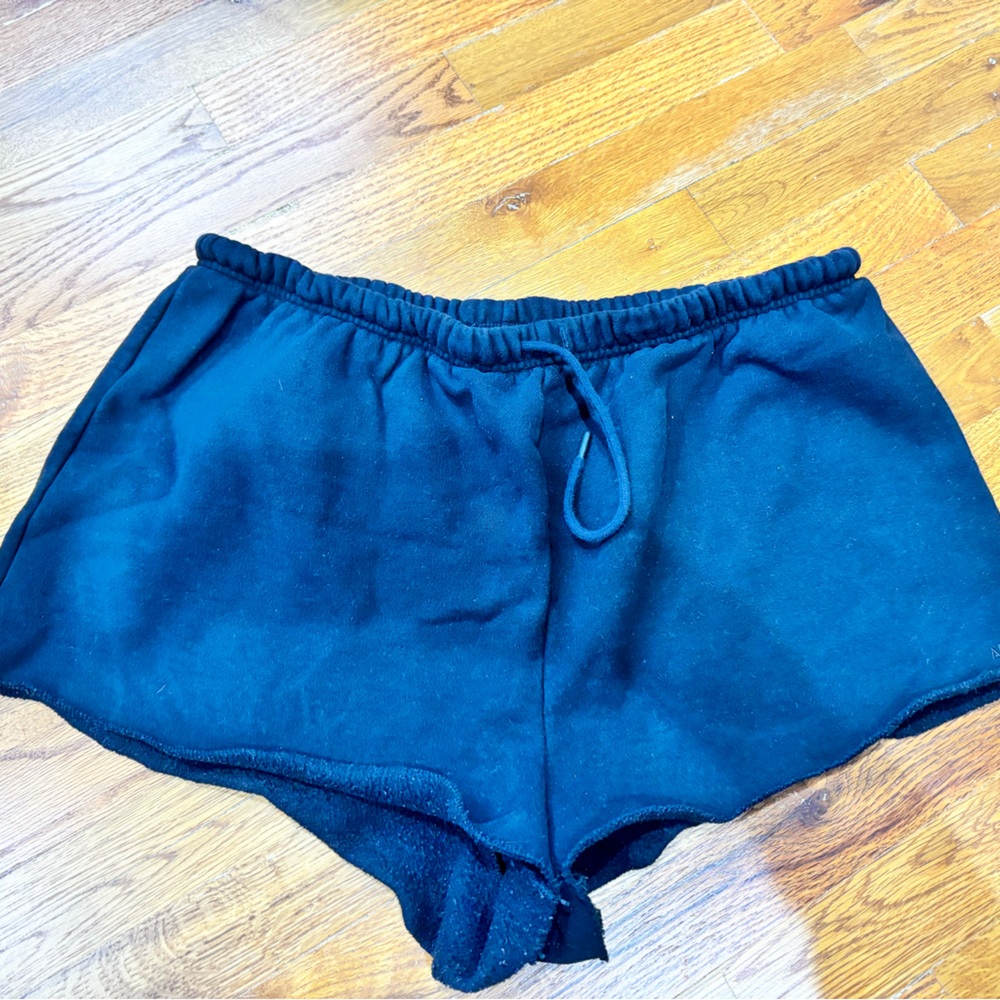 Aritzia Charcoal Sweatfleece Shorts